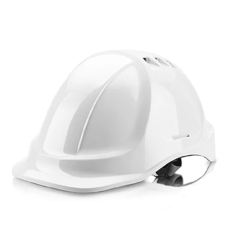 Защитный шлем ABS Материал строительная каска Рабочая крышка защитные шлемы высокого качества дышащий инженерный мощный шлем для рабочего - Цвет: Белый
