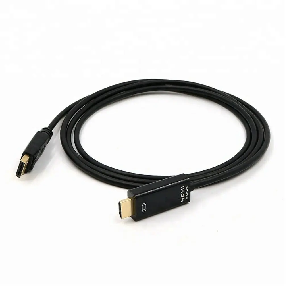 DisplayPort-HDMI кабель 1080P DP-HDMI M/M 4K 60hz конвертер DisplayPort 2M для HDTV проектора ноутбука ПК