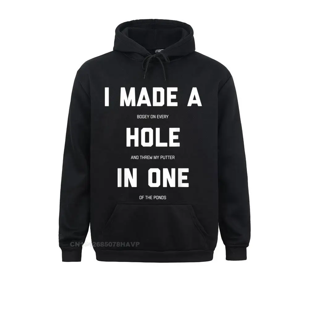 Brand New Male Sweatshirts Long Sleeve Hoodies Hoods Funny Golf Shirts For Men Women Hole In One Gag Gifts Hoodie | Мужская одежда