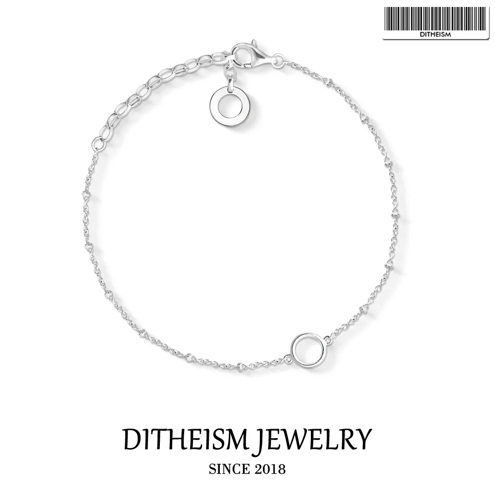 Очаровательные несущие браслеты, Весна Томас 925 пробы серебряные модные ювелирные изделия тренд подарок подходит Ts бусы для женщин и девушек