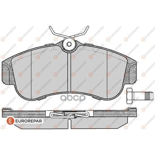 Колодки Тормозные Nissan EUROREPAR арт. 1617275880 | Автомобили и мотоциклы