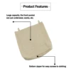 Hanging Laundry Hamper Bag With ZipperWith Zipper Over The Door Dirty Laundry, Socks Storage Organizer For Bathroom Saving Space 5