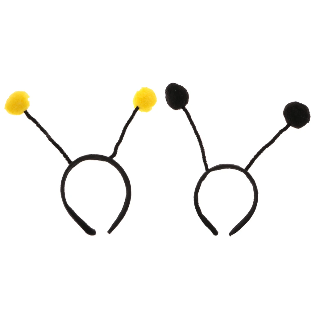 2/set  ' Insect Antennae Headband Bumble Bee Ant Alien Costume Hair Accessories For Girls And Women On  Festival Fancy Parties