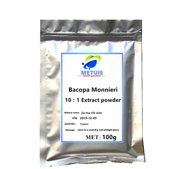 

Superfood Bacopa Monnieri Extract powder festival top glitter face supplement pills enhance memory Focus anxiety and depression