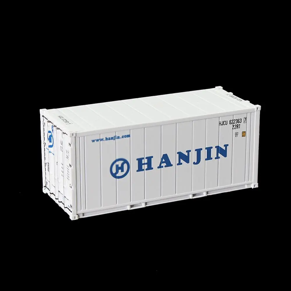 10 шт HO Масштаб 20 футов Hi-Cube холодильник 1: 87 20 футов контейнер грузовые автомобили C8727 - Цвет: HANJIN