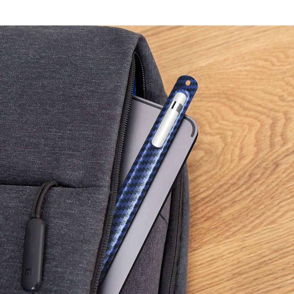 Для Apple Pencil 1th чехол, роскошный чехол-карандаш из углеродного волокна, стилус для планшета, защитный чехол, портативный силиконовый чехол