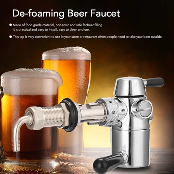 

Stainless Steel Homebrew Beer Bottle Fill Tap De-foaming Filling Accessories Fill Tap Beer Bottle Filling Faucet Accessories Set