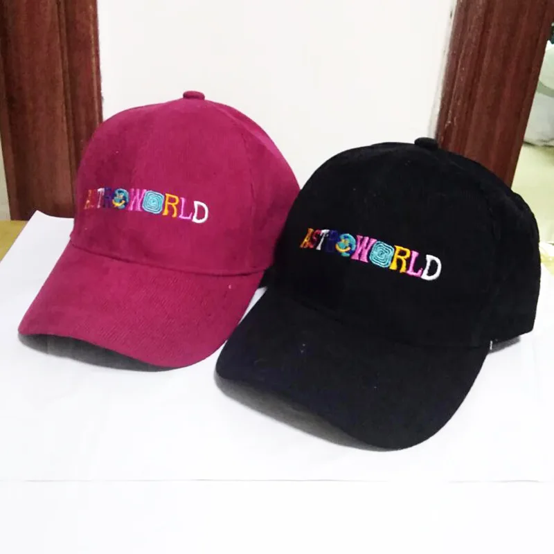 Последние альбом ASTROWORLD папа шляпа хлопок высокое качество вышивка Astroworld бейсболки унисекс