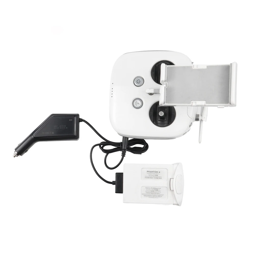 Автомобильное зарядное устройство 2 в 1 для DJI phantom 4/A/PRO/2,0 автомобильные наружные зарядные аксессуары для DJI Mavic PRO трехходовое автомобильное зарядное устройство батарея