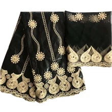 Базен riche getzner с камнями bazin brode getzner новейшая африканская кружевная ткань жаккард морская парча ткань 7 ярдов