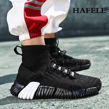 Новинка, Мужская Уличная обувь, мода, мужская спортивная обувь для бега, ходьбы, высокое качество, на шнуровке, дышащие носки, обувь, кроссовки