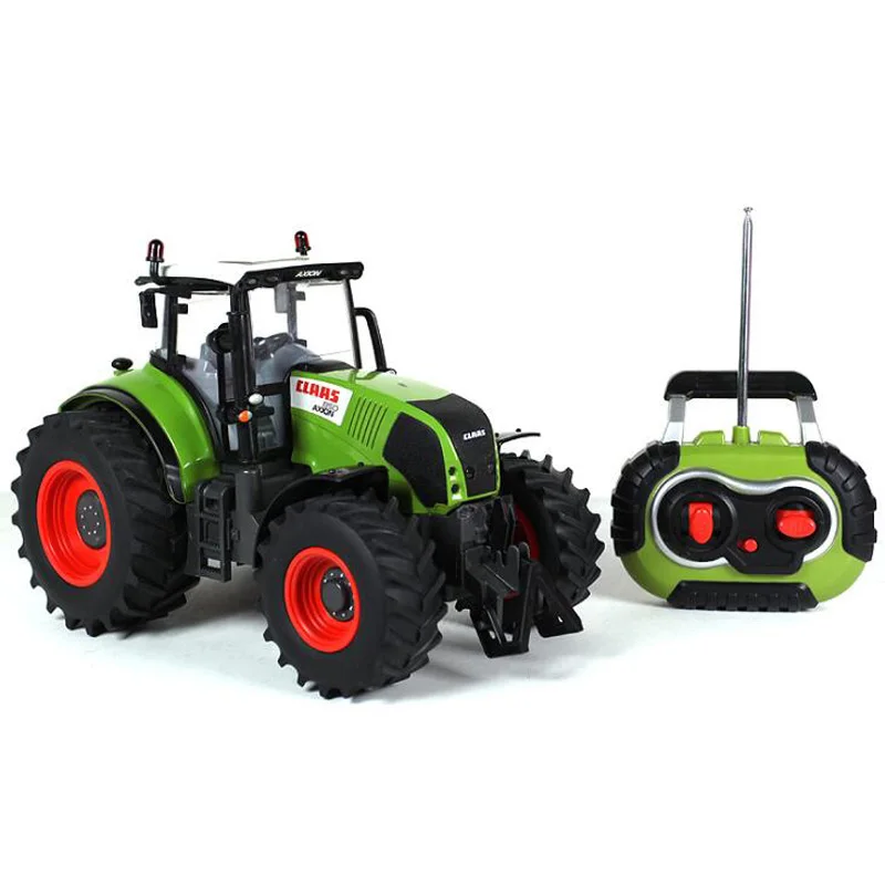2,4G дистанционное управление RC грузовик сельскохозяйственный трактор прицеп 1:16 Высокая симуляция RC грузовик строительная машина детская игрушка трактор модель