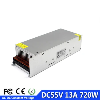 

Single Output DC Power Supply 55V 13A 720W Power Source For CNC Router Machine Stepper Moror Transformer 220V AC DC55V SMPS