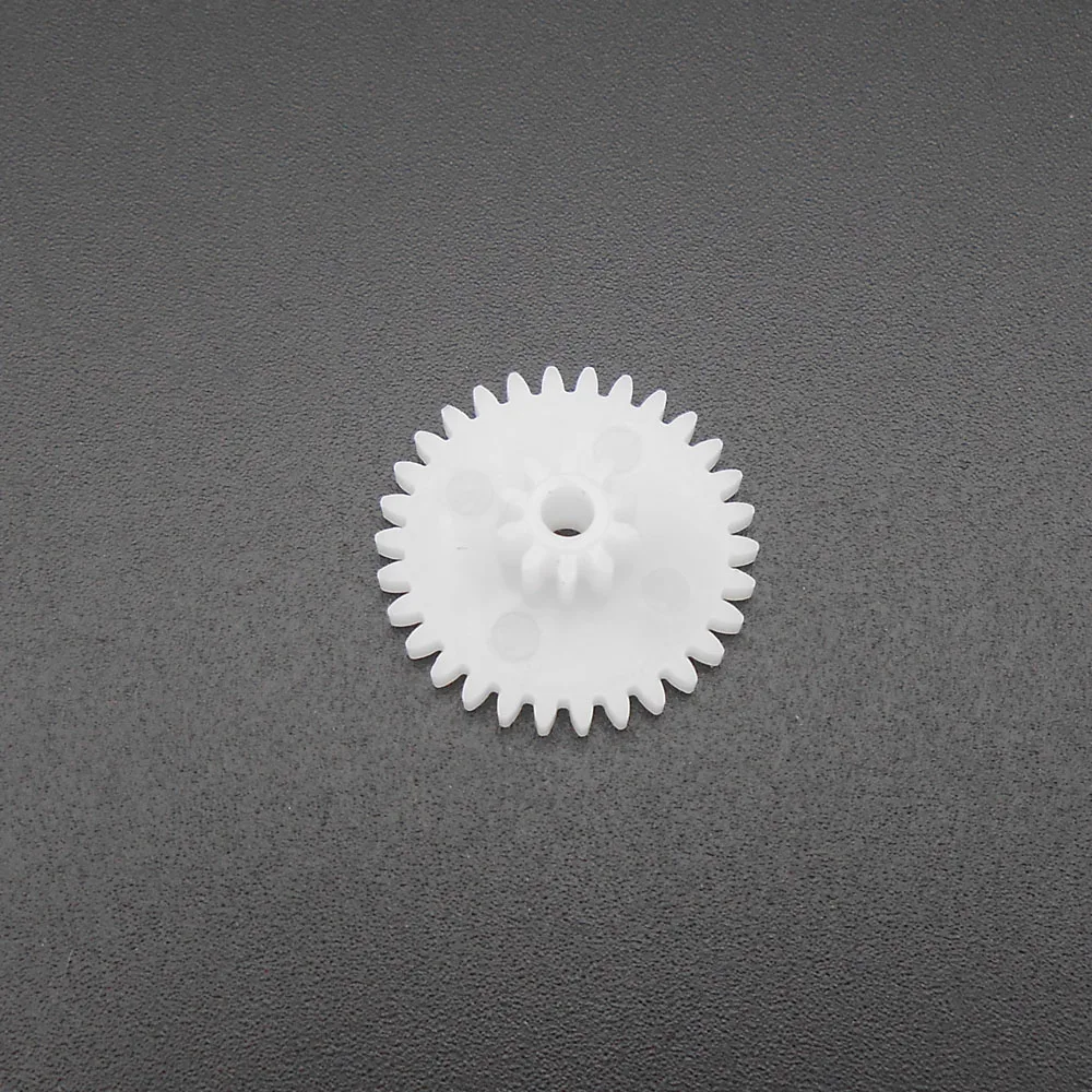 10Pcs/Lot 0.5 Modulus 0.5M Double Gear Reduction Bilayer Gears 30 Teeth + 10 Teeth Bore Hole Aperture 2MM 2.05mm 2B Loose 30102B