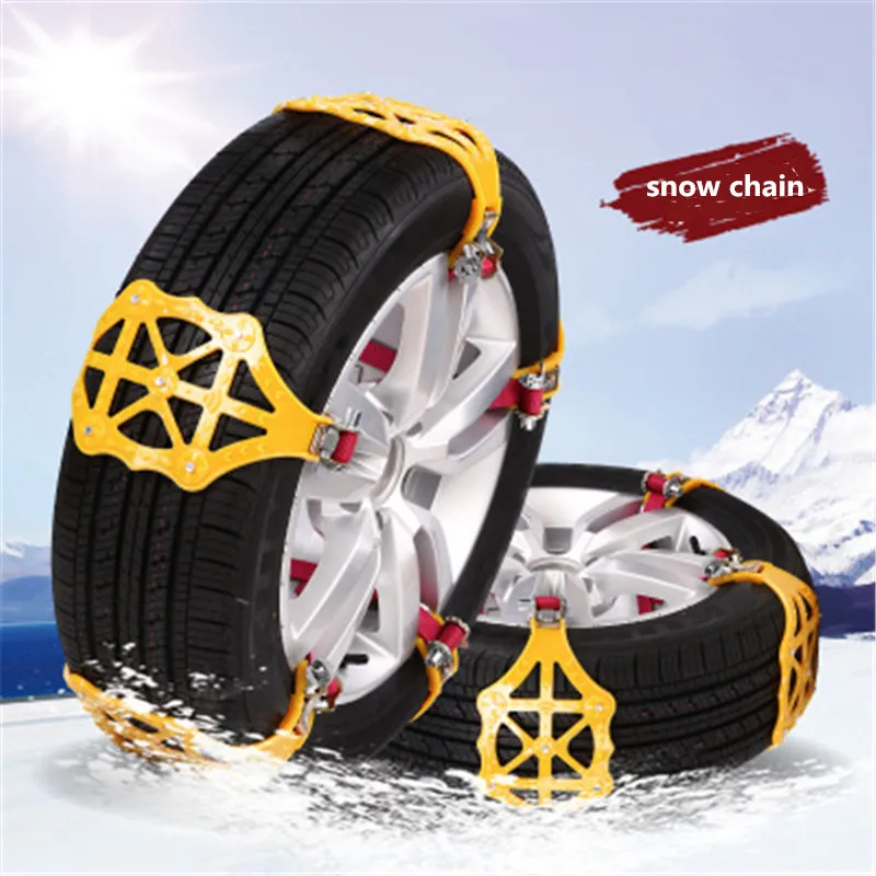 1/3PC Car Snow Chains Anti skid Tyre Wheel Emergency Chain Snow Ice