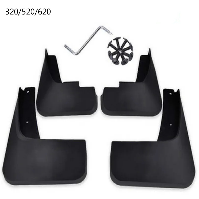 

320/520/620 Mudguards car Mud guard fender mudguard car flipper with install tools dustproof Mud proof free shipping