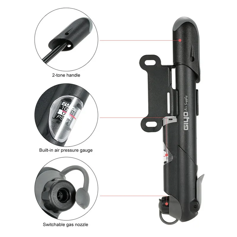 Мини портативный велосипедный воздушный насос для шин инструмент для Xiaomi Mijia M356 электрический скутер скейтборд Ninebot Pro шины воздушный насос