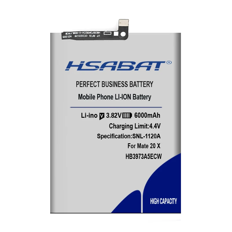 Лидирующий бренд HB3973A5ECW 6000 мАч батарея для huawei mate 20 X 20X mate 20X EVR-AL00/Honor 8X Max/Honor Note 10 RVL-AL09 RVL-AL10