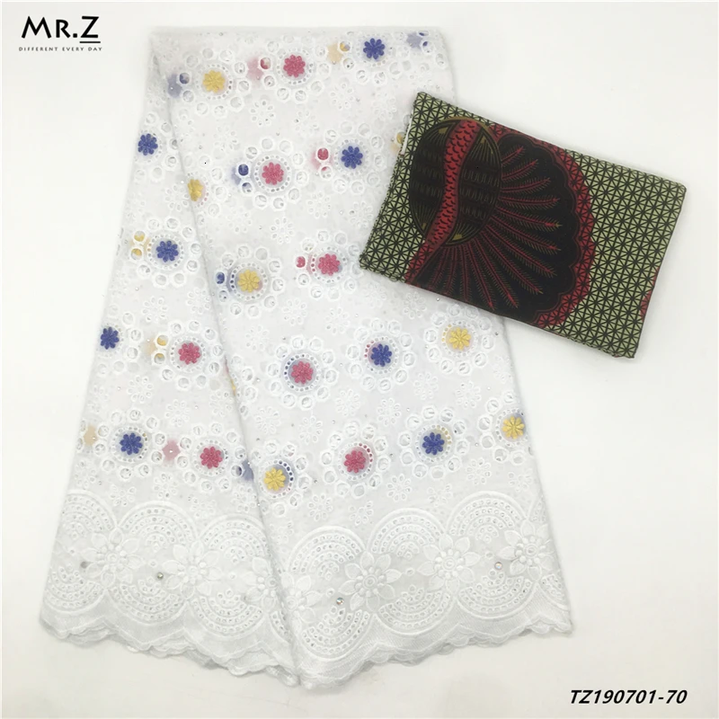 Mr. Z 2,5+ 2,5 ярдов швейцарская вуаль кружева в швейцарском стиле имитация шелковых материалов африканская Анкара Высококачественная восковая ткань с принтом