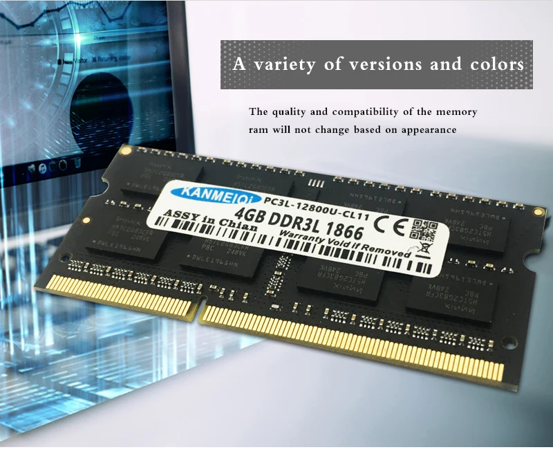 DDR3L 4gb 1333Mhz 1600Mhz ram 4G 1866Mhz ноутбук Memoria notebook 204Pin 1,35 v SO-DIMM KANMEIQi