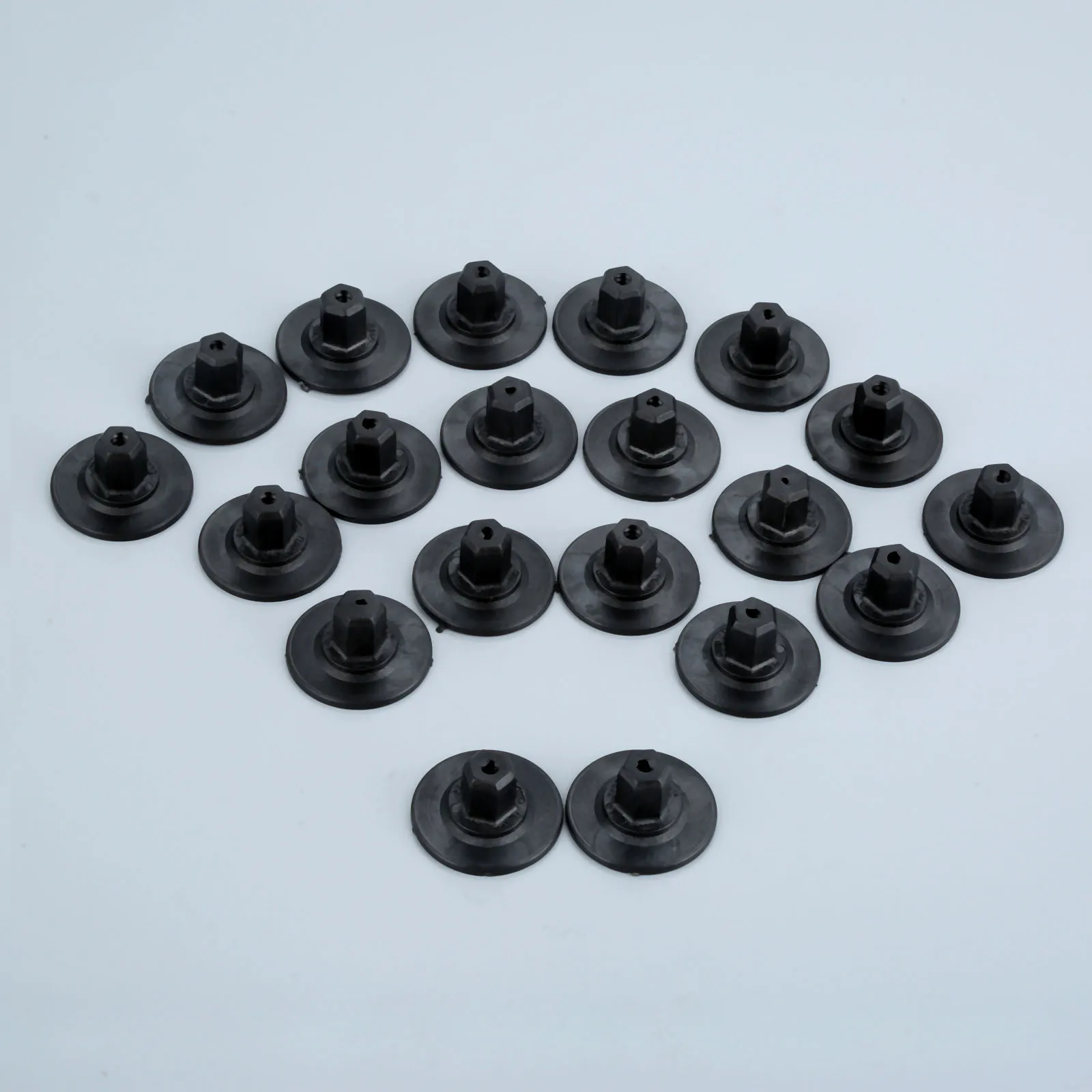 Car Accessories 20pcs Auto Self Tapping Screws Seat Nut Cap For Audi Self Tapping Screw Holder Cushion Fastener Plastic Car Rivets