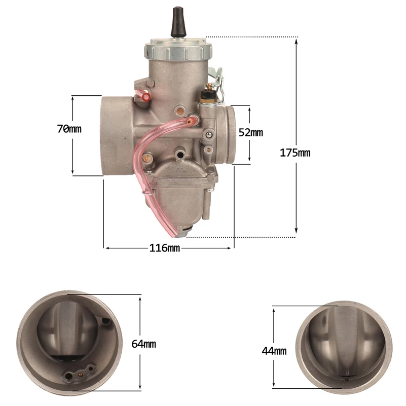Мотоциклетный карбюратор для Mikuni VM44 44 мм 3 Carb 1002 0057 VM44SC Carb|Карбюратор| |