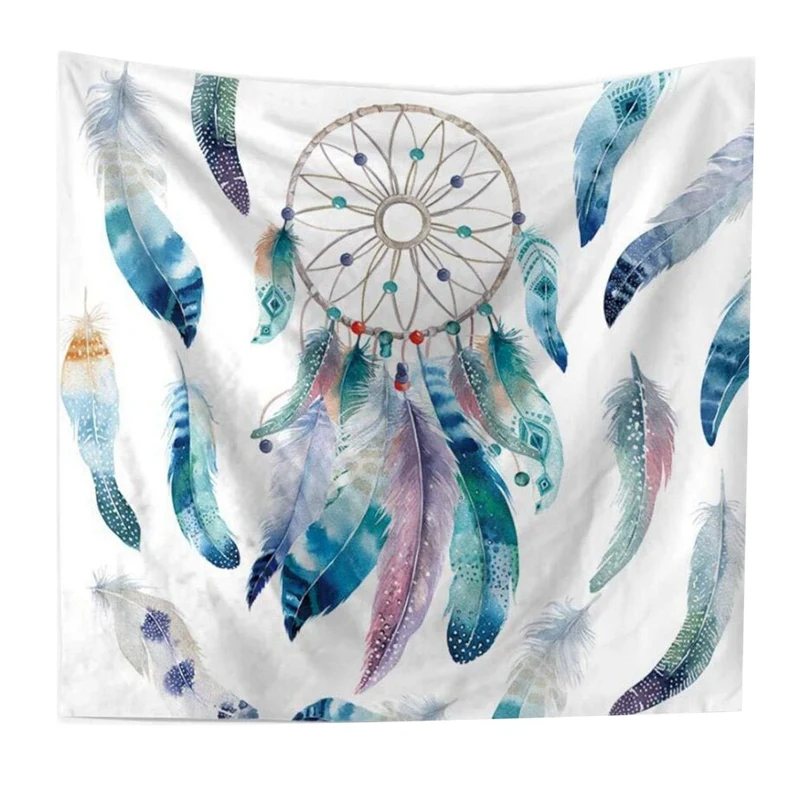 

DreamCatcher Tapestry Wall Hanging Dream Catcher Wall Tapestry Hippie Tapestry Colorful Tapestry Psychedelic Bohemian Feather Wa