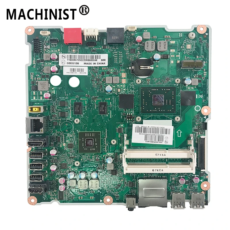 Для Lenovo AIO 300-23ACL материнская плата все-в-одном R5 A330M 2G 00XG125 00XG126 FP4CRZST 6050A2741901.A01 100%