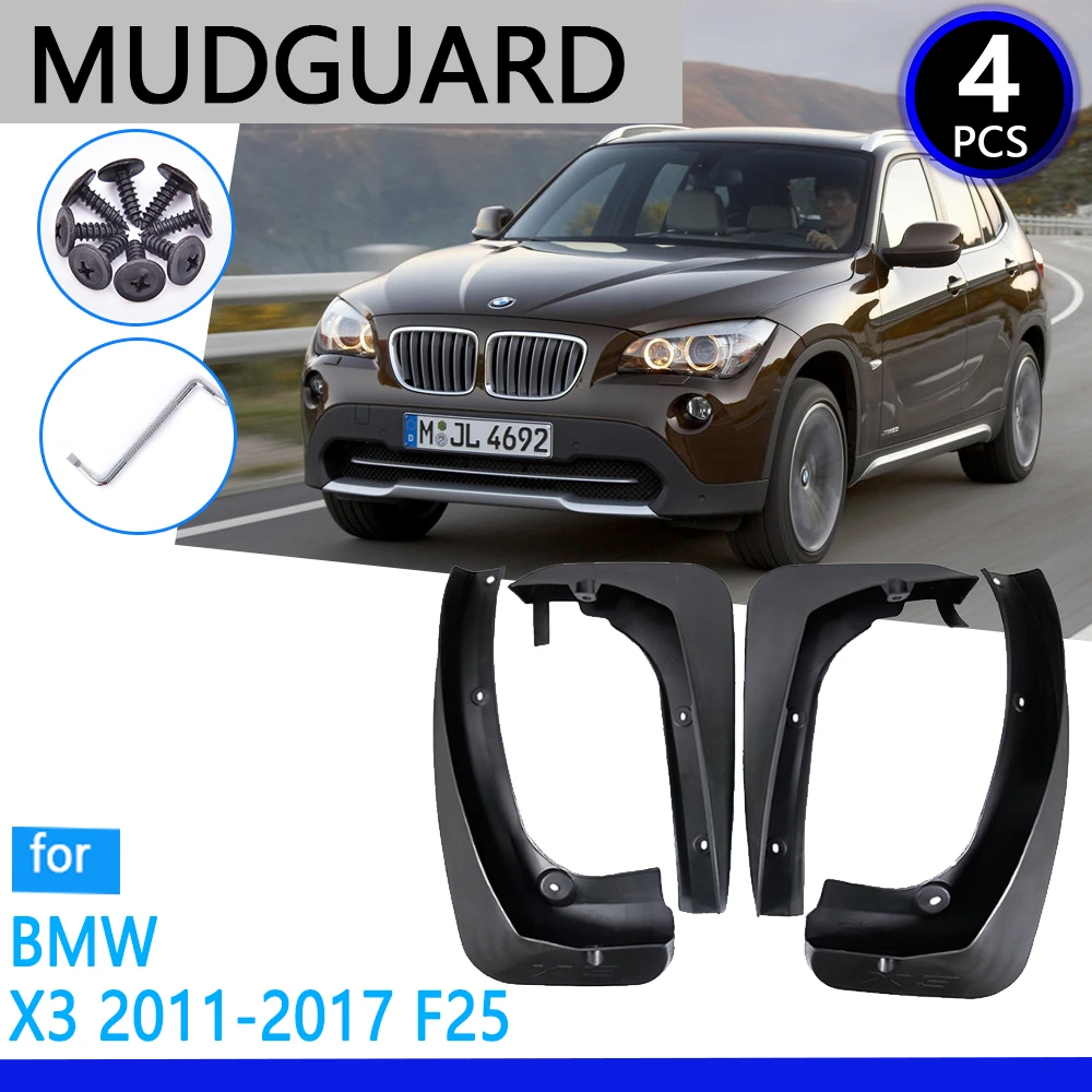 Guardabarros aptos para BMW X3 F25 2011 ~ 2017 2012 2013 2015, accesorios de piezas de repuesto de guardabarros|Guardabarros| - AliExpress