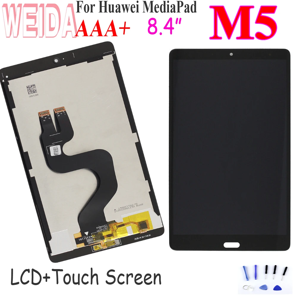 8,4 para Huawei MediaPad M5 8,4 pantalla LCD recambio de conjunto de pantalla táctil para SHT-AL09 SHT-W09 Tablet PC del Sensor del Panel de vidrio