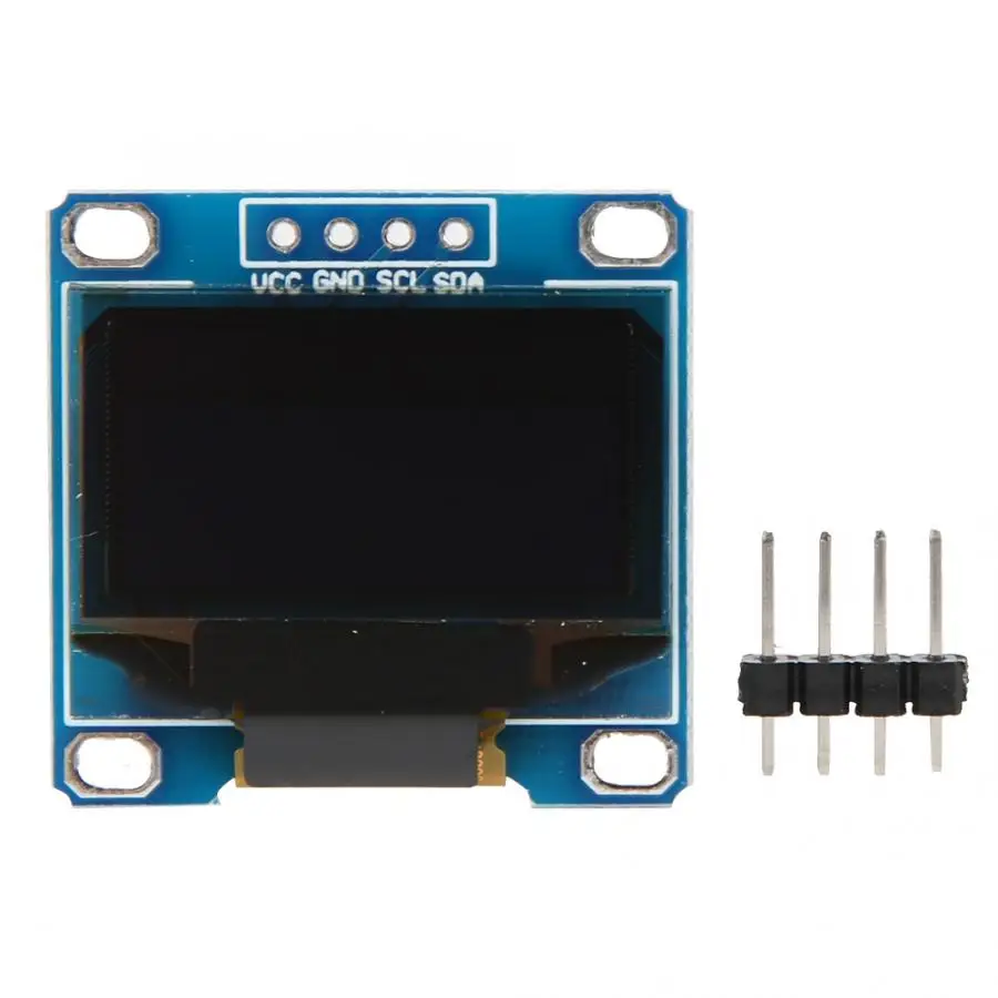 Детектор напряжения 0.96in OLED дисплей модуль 128x64 igc IIC Коммуникационный дисплей экран измеритель напряжения - Цвет: Blue And Yellow