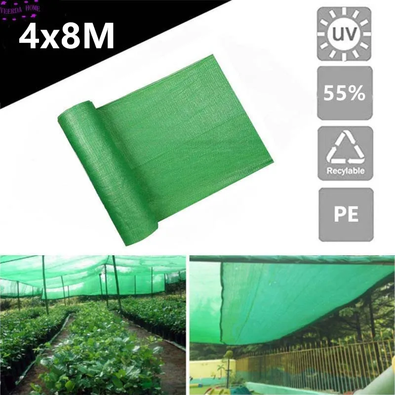 Agfabric 50% Sunblock Shade Cloth for Plant Cover Greenhouse Barn Various Size 