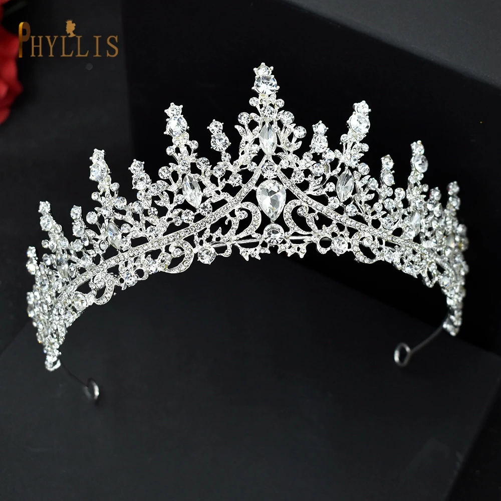 A158 New Golden Bride Crown Princess Headwear Birthday Rhinestone Headband Wedding Hair Jewelry Bridal Tiaras Vintage Headpieces,jewelry accessories,jewelry set,hair accessory,hair headdress,bridal headwear