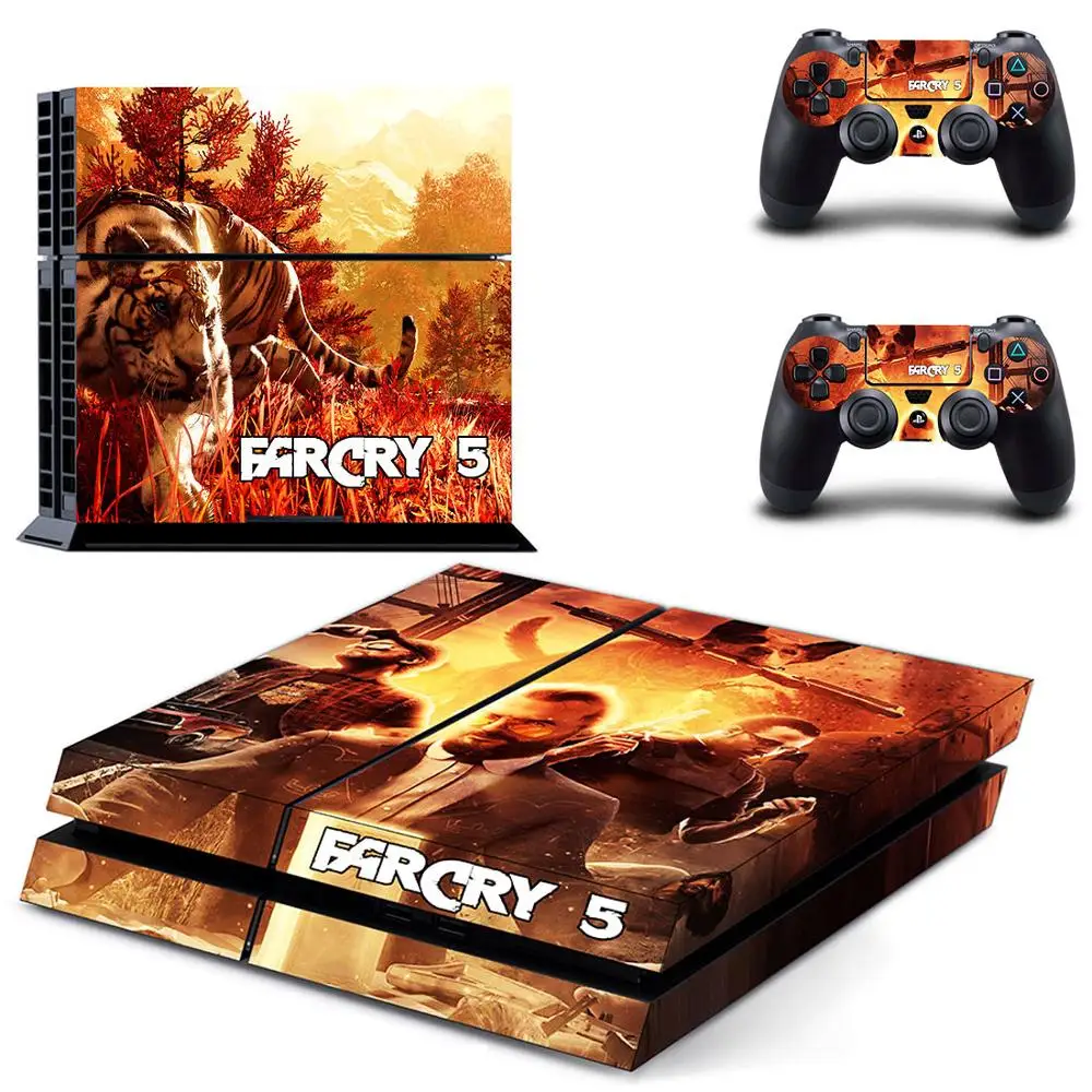 GYTM1560 FARCRY Far Cry 5 PS4 наклейка s Play station 4 кожа наклейки для playstation 4 PS4 консоли и контроллера Скины Виниловые - Цвет: GYTM1560