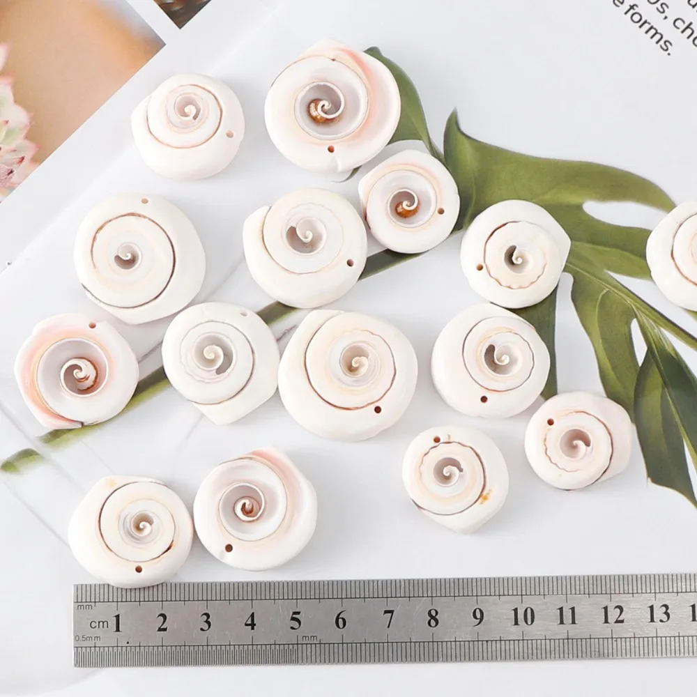 5 шт./компл. природа Круглый Пляж мода раковины морские раковины для DIY Caft Декор ювелирные изделия Ремесло АКСЕССУАРЫ отверстия оболочки Шарм украшения