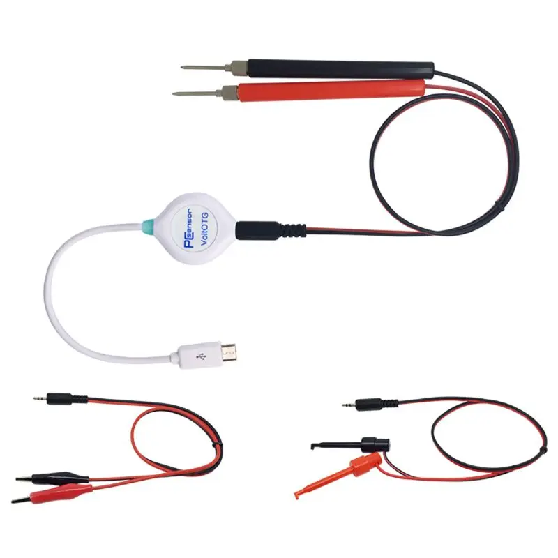 

USB Voltage Meter OTG Interface Android Phone USB Tester Voltmeter -40~ 40V DC Data Save File Function Voltmeter