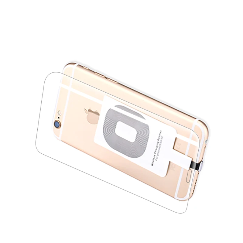 Для huawei ультра тонкий Qi Стандартный беспроводной зарядный катушка приемник для iPhone 6S плюс умный зарядный адаптер для samsung S4