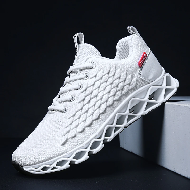 Новые модные мужские кроссовки с лезвием для бега Спортивная мужская обувь