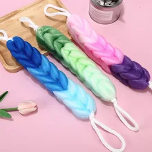 Gradient mu yu tiao прокладка на заднюю панель большого размера Толстая вспененная сетчатая губка полоса мочалка из люфы полотенце чудо детская губка 80 г