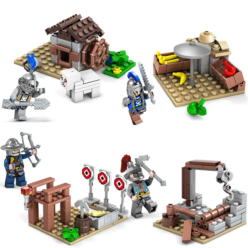 

Boys Military Assembled Educational Toy Children'S Educational Assembly Building Blocks Model Toy Rome City Construction Team