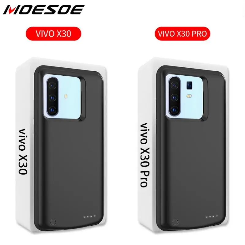 

Battery Case Universal Portable Power Bank Charger Cover Case For Vivo X30 Pro Power Bank Battery Charging Cover Phone Case