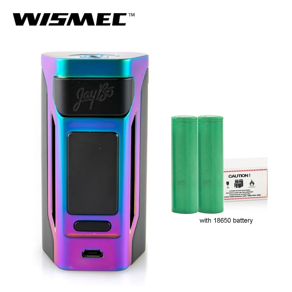 Wismec рел RX2 20700 коробка мод выход 200 Вт VW/TC/TCR режим с двумя батареями VS Gen3 Двойная электронная сигарета - Цвет: Красный