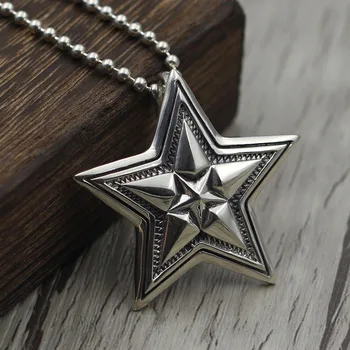 

America Selling CodySanderson Navajo Pendant Yu Wenle With five-pointed Sterling Silver 925 Pendant