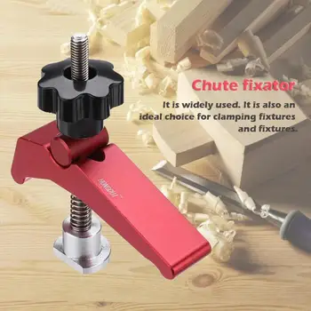 

Universal 60MM Track Clamping Blocks Woodworking Hold Down T-slot T-track Clamp Set Chute Blocks M8 Screw Woodworking Clamps