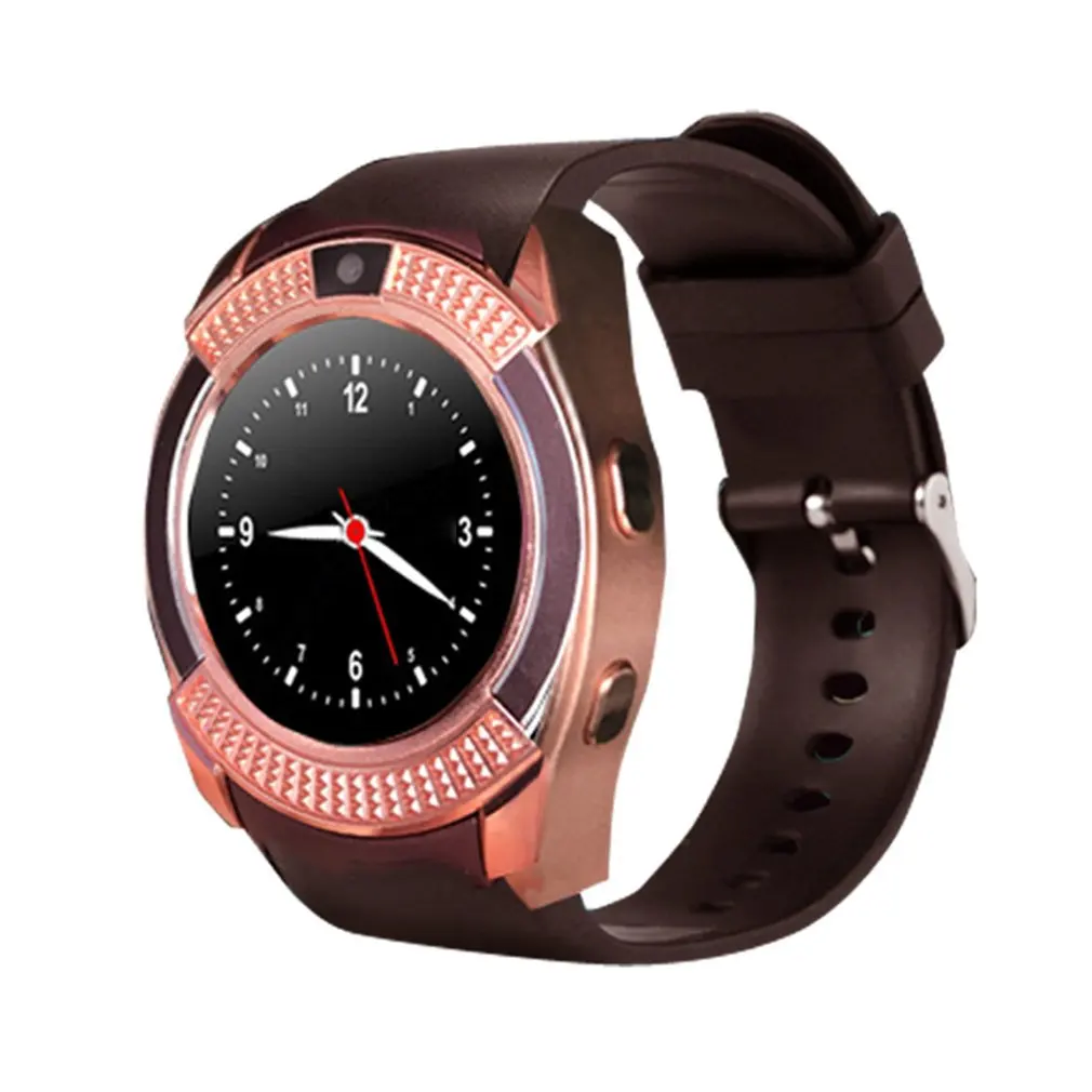 Водонепроницаемые Смарт-часы для мужчин с камерой Bluetooth Smartwatch Шагомер монитор сердечного ритма sim-карты наручные часы - Цвет: 2