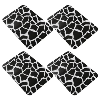 

4pcs PU Placemats Heat Insulation Pad Non-Slip Mat Table Decoration for Home Restaurant Hotel
