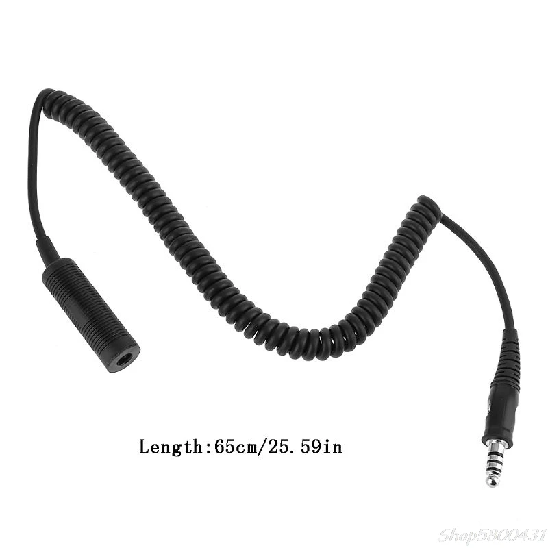 U 92A U to U 174 U Helicopter Military Headphone Extension Line for Helicopter Military Internal Computer Cables O23 20 Dropship
