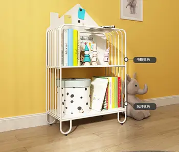 

Children's small house bookshelf landing students simple picture book rack home shelf