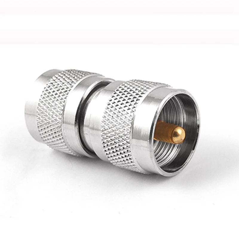

UHF Male to Male M/M Coaxial Cable RF Connector Adapter Straight