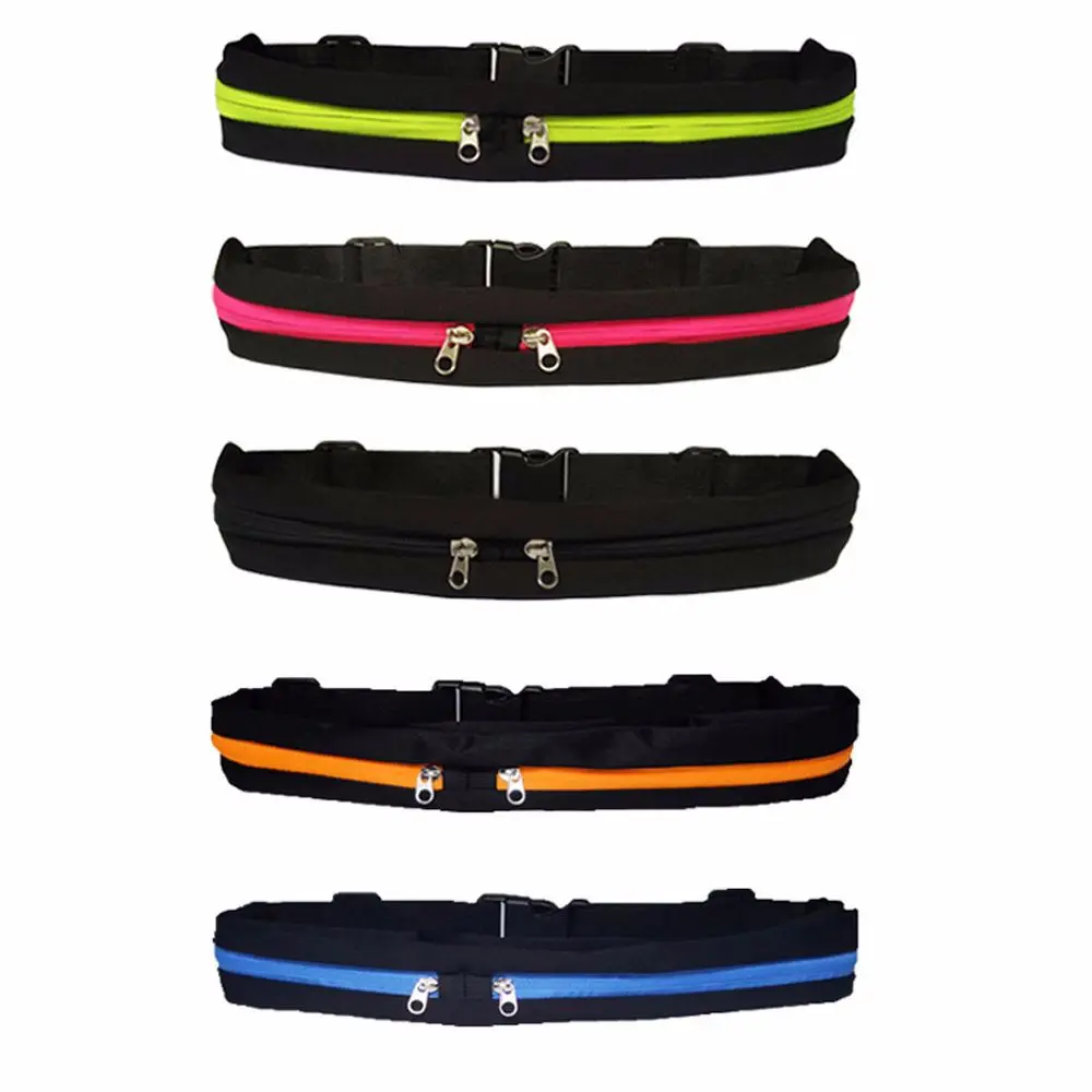 Running Belt Bag Women Men Sports Waist Bag Waterproof Portable Waist Pack Pocketbelt Phone Pouch for Cycling Gym running waist bag waist bag running belt sports pockets belts